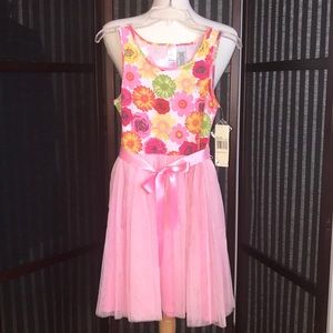 Girl’s beautiful spring or Easter dress.